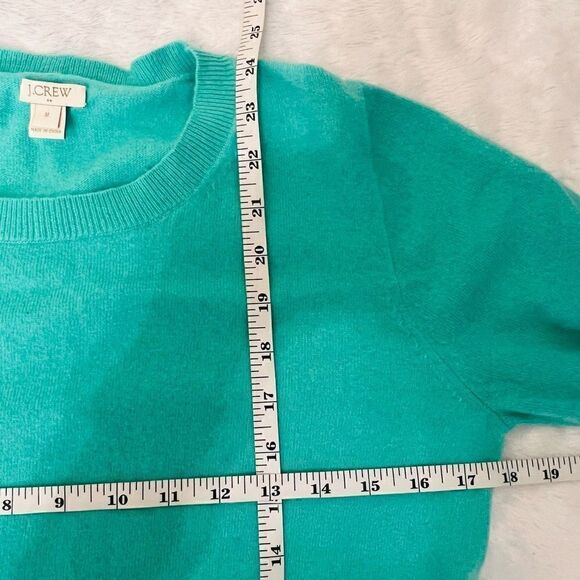 J. Crew Womens Blue Long Sleeves Crew Neck Pullover Sweater Size Medium - Picture 4 of 4